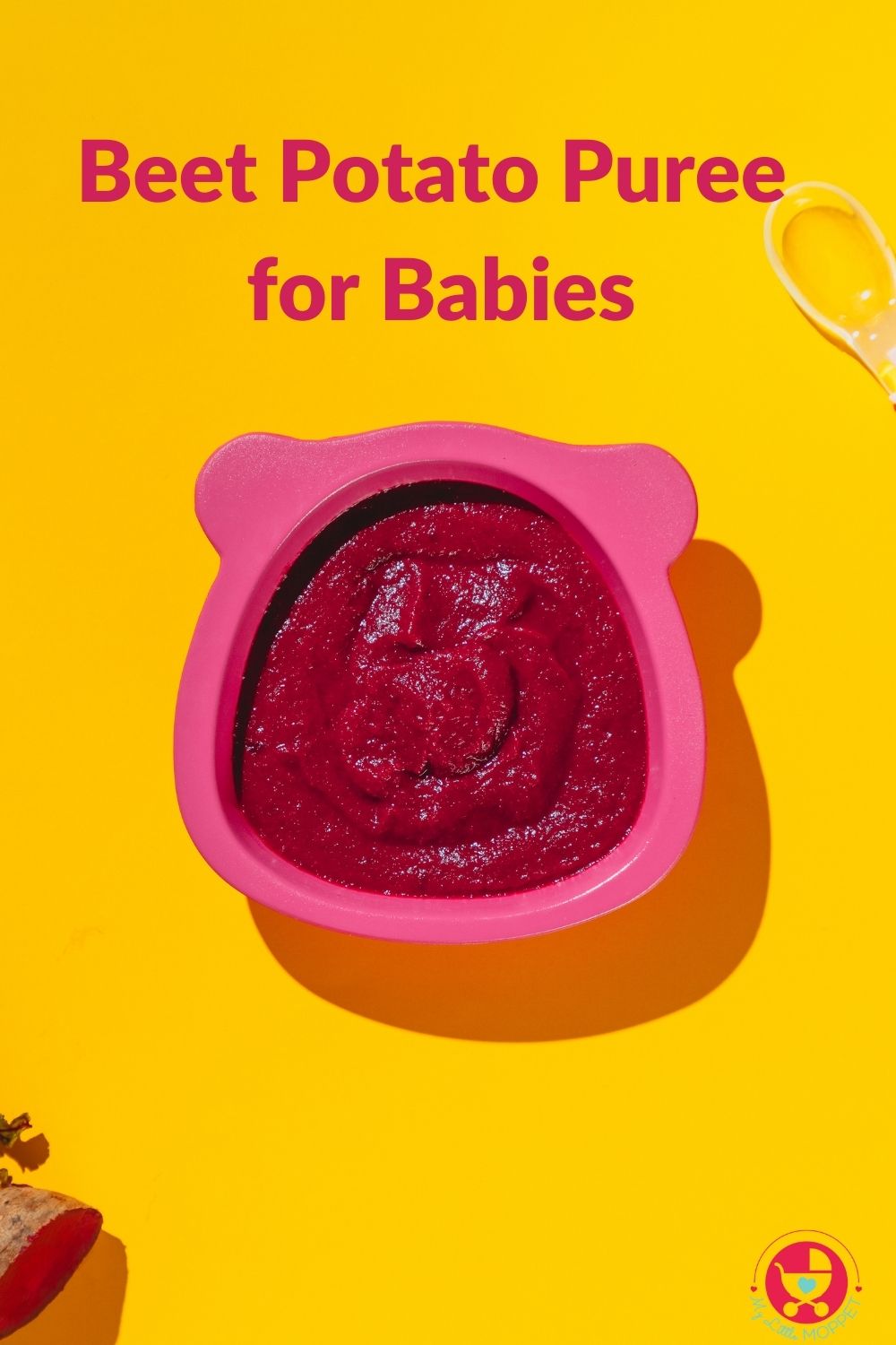 Beet potato Puree for 6 months baby