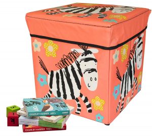 Toy Storage Ideas - 27 Useful Ideas for Storing Your Kids’ Toys and Books 23 blocks lego foldable stool 2