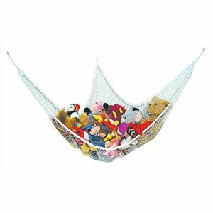 Toy Storage Ideas - 27 Useful Ideas for Storing Your Kids’ Toys and Books 17 soft toys storage hammock mesh