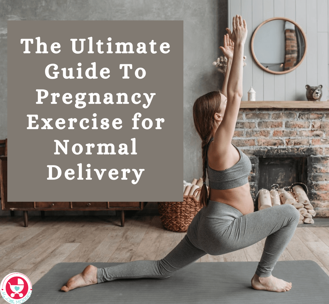 Here's your ultimate guide to pregnancy exercise for normal delivery. Includes benefits, exercises, must haves, tips and more!